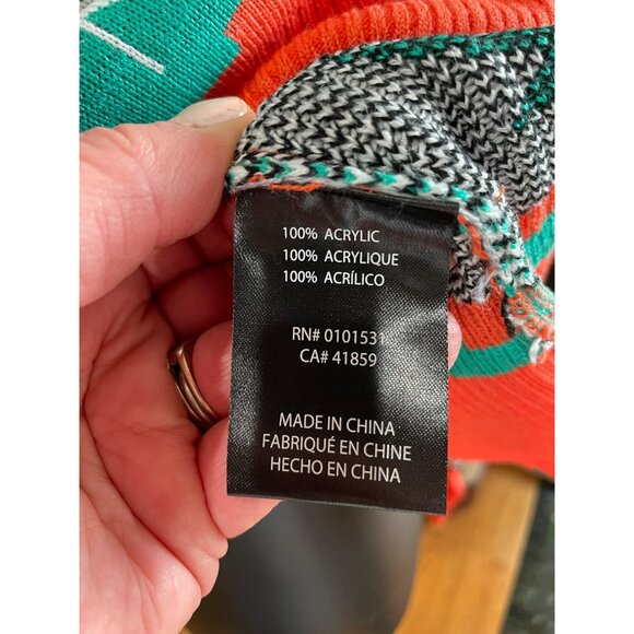 NWT Cheech & Chong Merry Kushmas Ugly Christmas Sweater Size Large - Picture 5 of 6